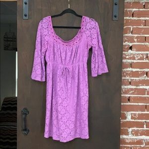 Medium purple laundry dress